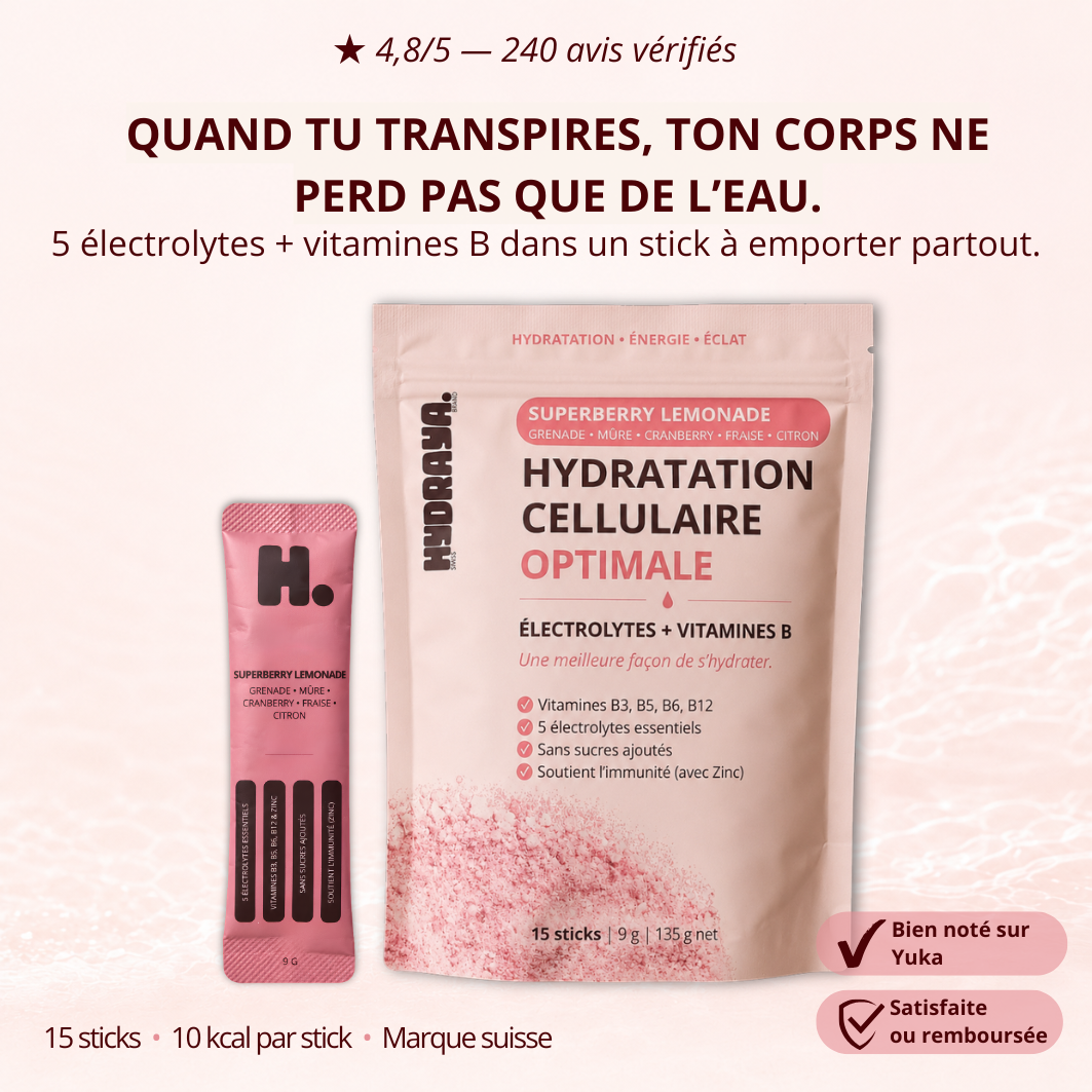 Électrolytes en poudre + Vitamines B