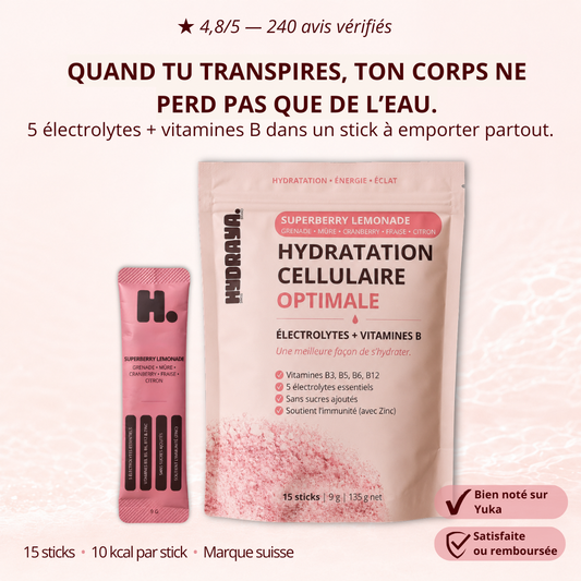 Électrolytes en poudre + Vitamines B