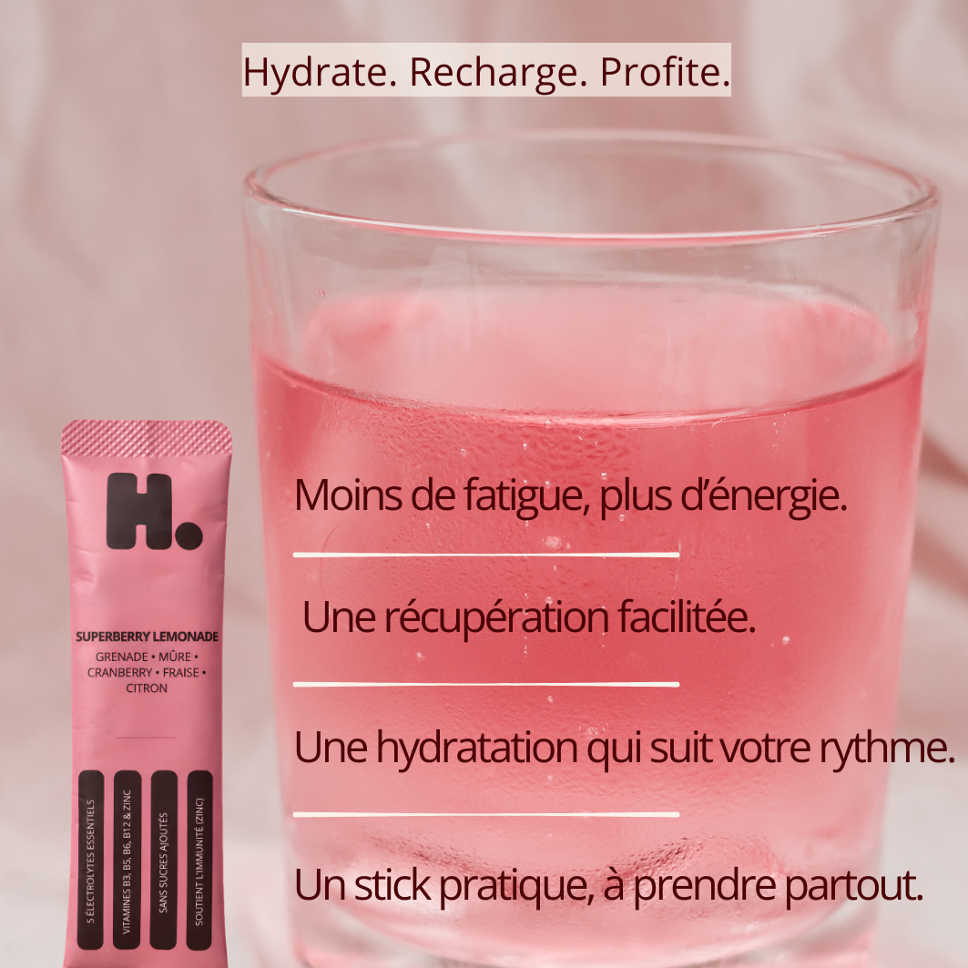 Électrolytes en poudre + Vitamines B